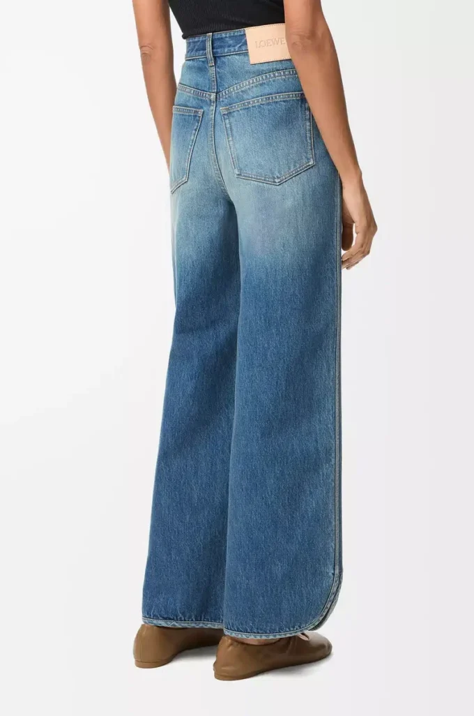 Denim mavisi kot pantolon