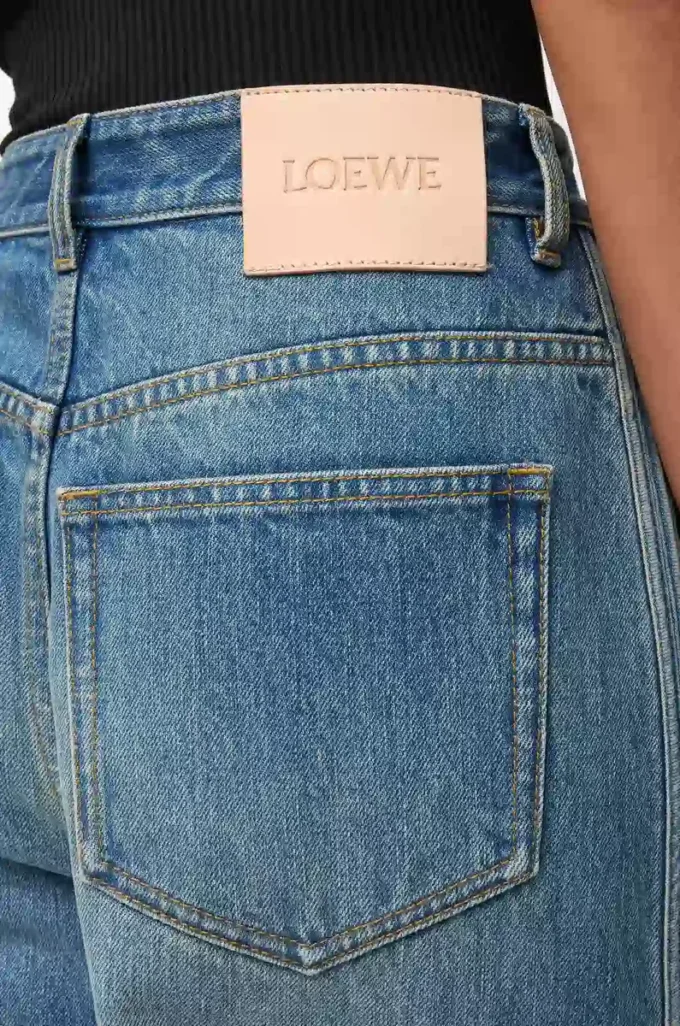 Denim mavisi kot pantolon
