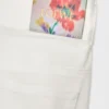 Denim sargılı kot pantolon Beyaz