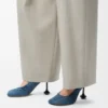 Denim Toy topuklu ayakkabı Yıkanmış Denim