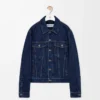 Denim ve nappa dana derisinden hibrit ceket Ham Denim