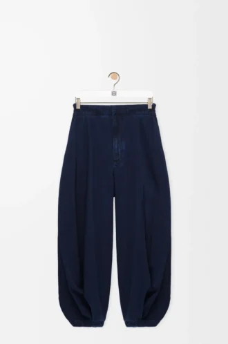 Denimden drape jean Koyu indigo