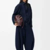 Denimden drape jean Koyu indigo