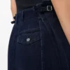 Denimden drape jean Koyu indigo