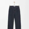 Dönüşlü kot pantolon Raw Denim/Mavi