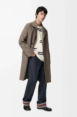 Dönüşlü kot pantolon Raw Denim/Mavi