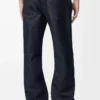 Dönüşlü kot pantolon Raw Denim/Mavi