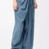 Drapeli kot pantolon, indigo mavisi