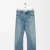 Düz paça kot pantolon Vintage Mavi