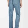 Düz paça kot pantolon Vintage Mavi