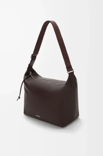 Esnek damarlı dana derisinden Cubi crossbody çanta Oxblood