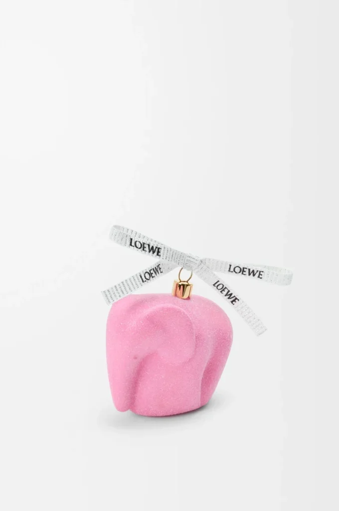 Üfleme camdan yapılmış süs Cotton Candy