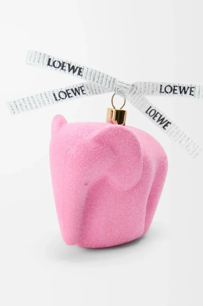 Üfleme camdan yapılmış süs Cotton Candy