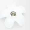 Flower Hat kolye ucu, gümüş/beyaz