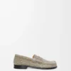 Fırçalanmış süet Campo loafer Haki Yeşili