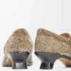 Fırçalanmış süet haki yeşili Campo loafer