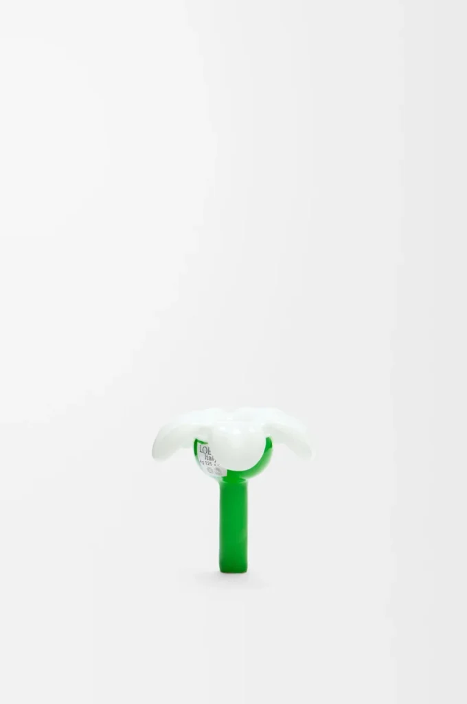 Gümüş Flower Seat kolye ucu Gümüş/Beyaz