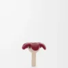 Gümüşten yapılmış Flower Seat kolye ucu Gümüş/Bordo