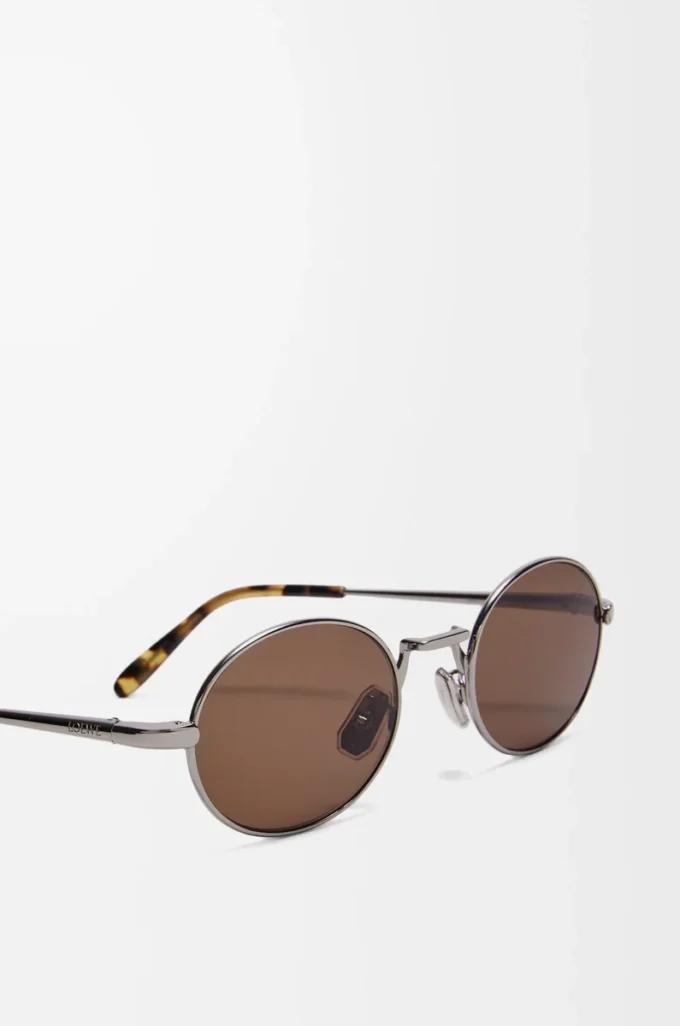 Groove Oval güneş gözlüğü Kahverengi Şeker