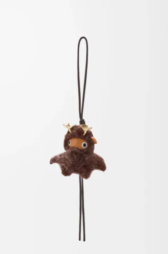 Kahverengi shearling Fawnie charm