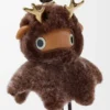 Kahverengi shearling Fawnie charm