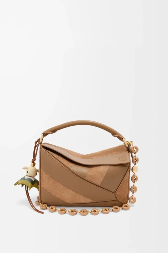 Kiwi Puzz charm Tan/Beyaz