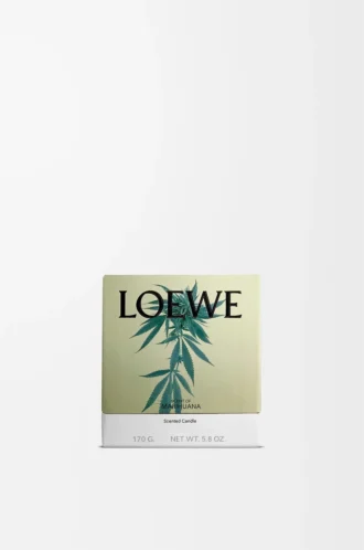 Küçük Marihuana Kokulu Mum Koyu Yeşil