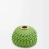 Klasik dana derisi Apple Green çiçek zar