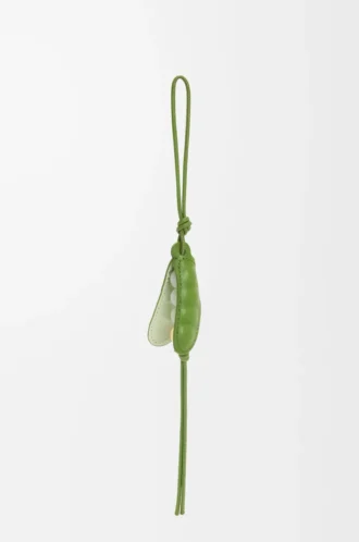 Klasik dana derisinden bezelye kabuğu charm, Spring Green/Spring Jade