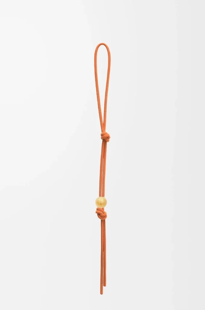Klasik dana derisinden kişiselleştirilebilir kayış Maple Orange