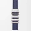 Klasik dana derisinden LOEWE grafik kemer Abbys Blue/Palladio