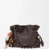 Klasik dana derisinden mantar charm Maple/Soft White