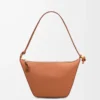 Klasik dana derisinden Mini Hammock hobo Tan