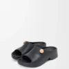Köpük Pebble terlik Siyah/Altın