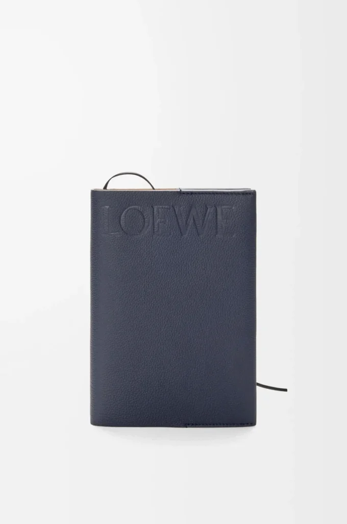 Kuzu derisi defter Koyu lacivert