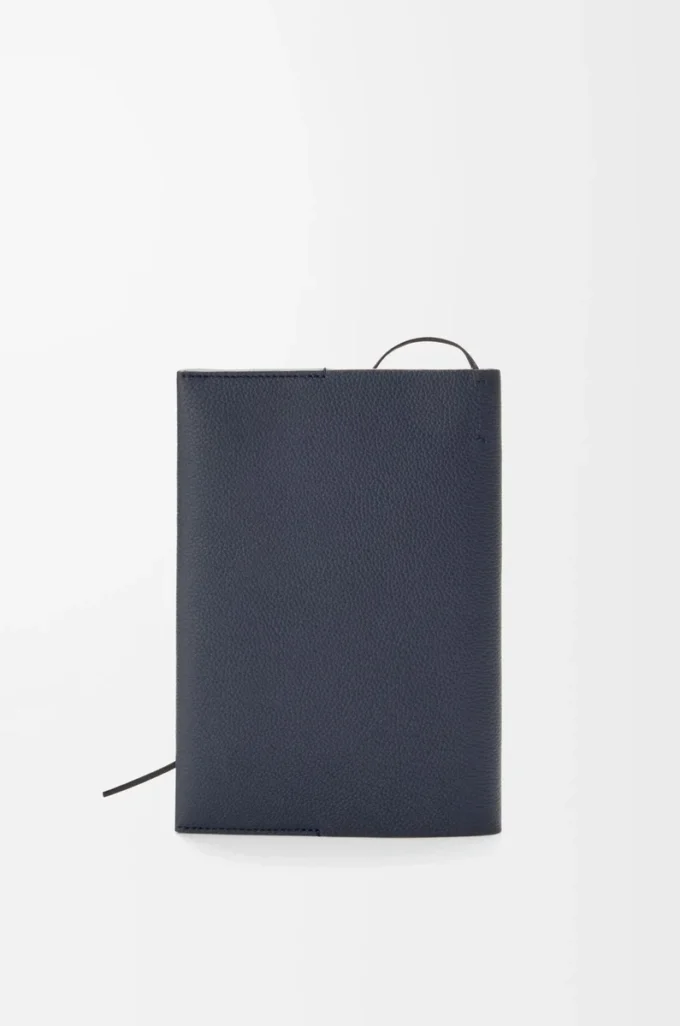 Kuzu derisi defter Koyu lacivert