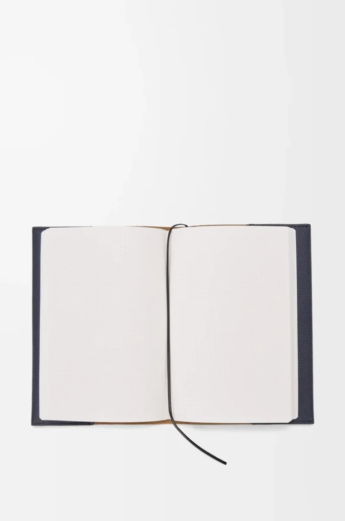 Kuzu derisi defter Koyu lacivert