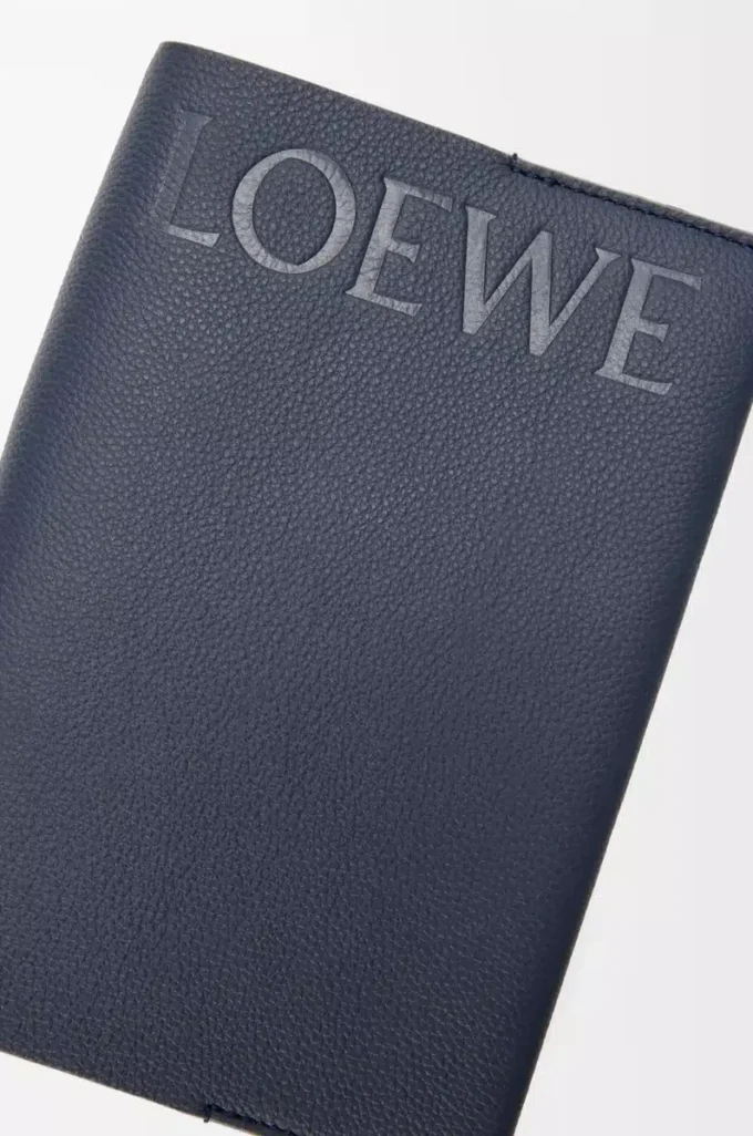 Kuzu derisi defter Koyu lacivert