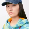 LOEWE denim şapka Denim Blue