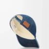 LOEWE denim şapka Denim Blue
