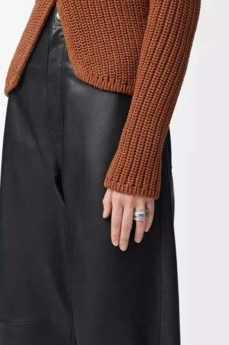 LOEWE Grafik gümüş yüzük Gümüş