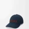 LOEWE kanvas şapka Deep Navy