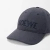 LOEWE kanvas şapka Lacivert