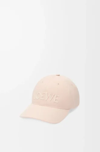 LOEWE kanvas şapka, pembe