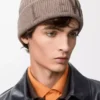 LOEWE koyu bej yün bere