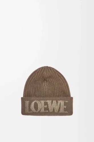 LOEWE yün bere Açık Kahverengi