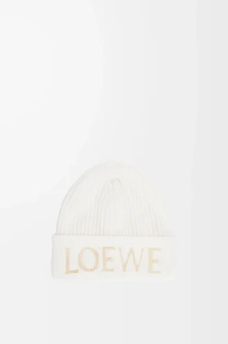 LOEWE yün bere Beyaz