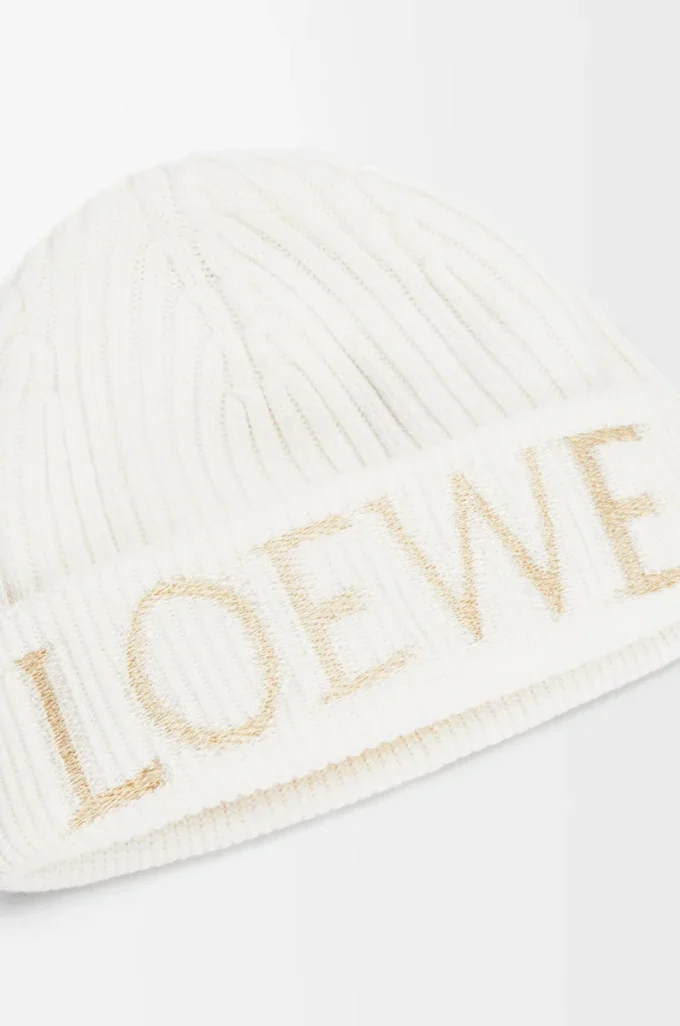 LOEWE yün bere Beyaz