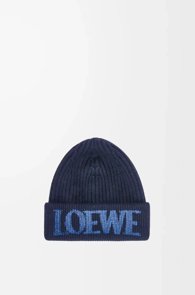 LOEWE yün bere Navy Blue