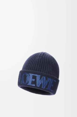 LOEWE yün bere Navy Blue